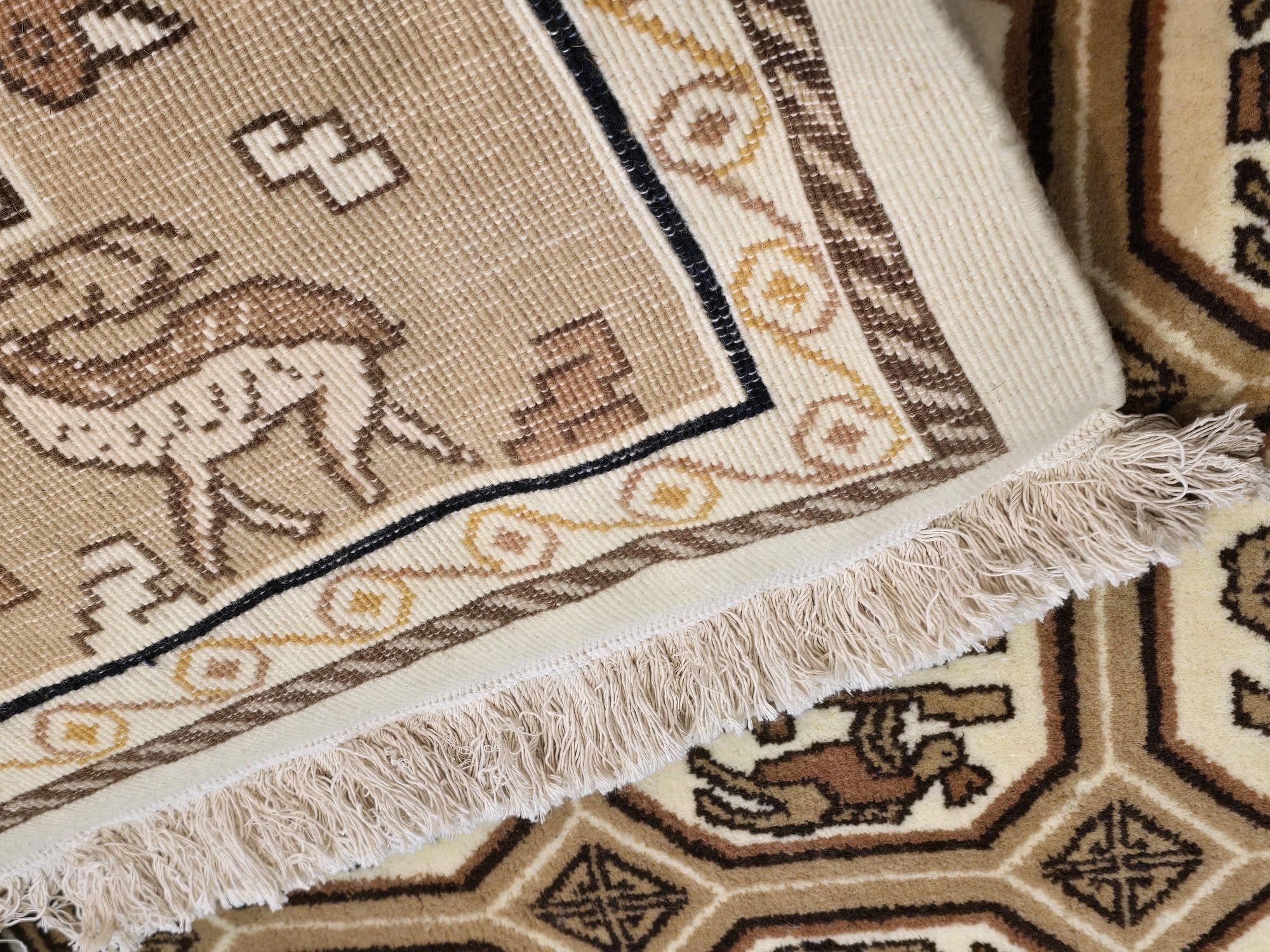 Indo Tabriz 280x180 Ręcznie tkany wełniany dywan z Indii od Persopolis