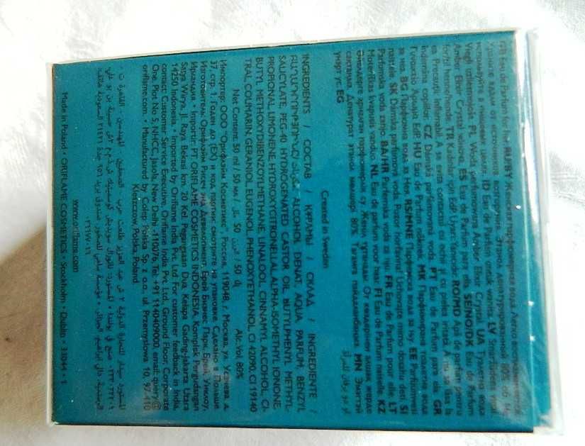 Oriflame, Amber Elixir Crystal, woda perfumowana 50 ml