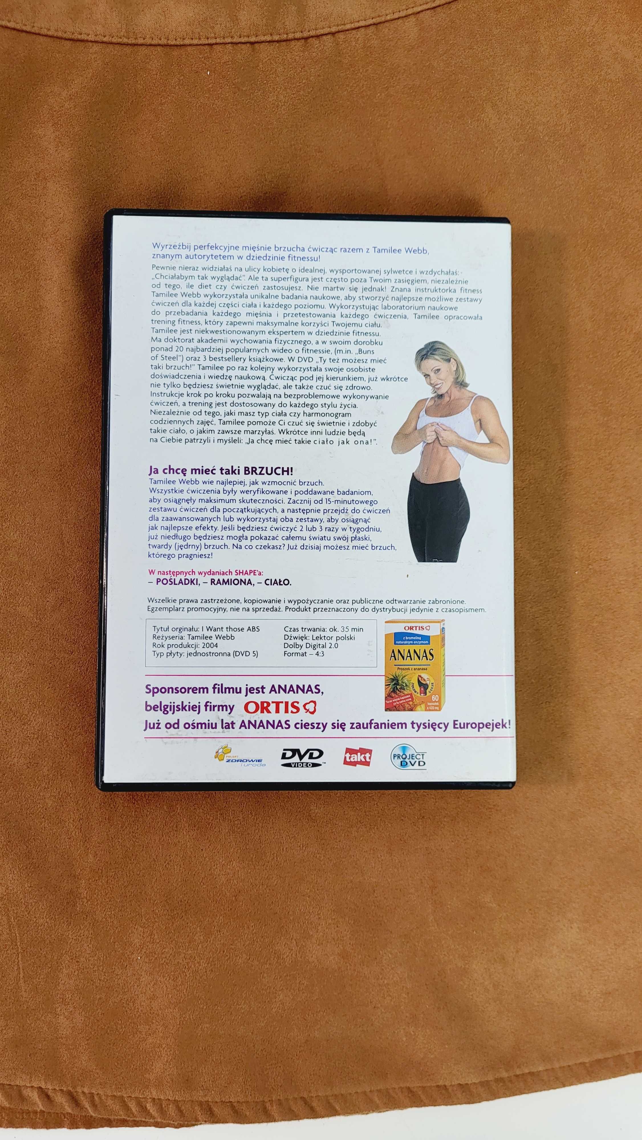 Ja chcę mieć taki brzuch płyta DVD Tamilee Webb fitness