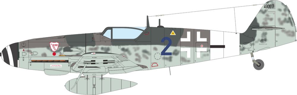 Eduard 70162 samolot Bf 109G-10 ERLA The Profi PACK Edition