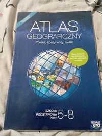 Książka atlas szkoła podstawowa klasa 5-8