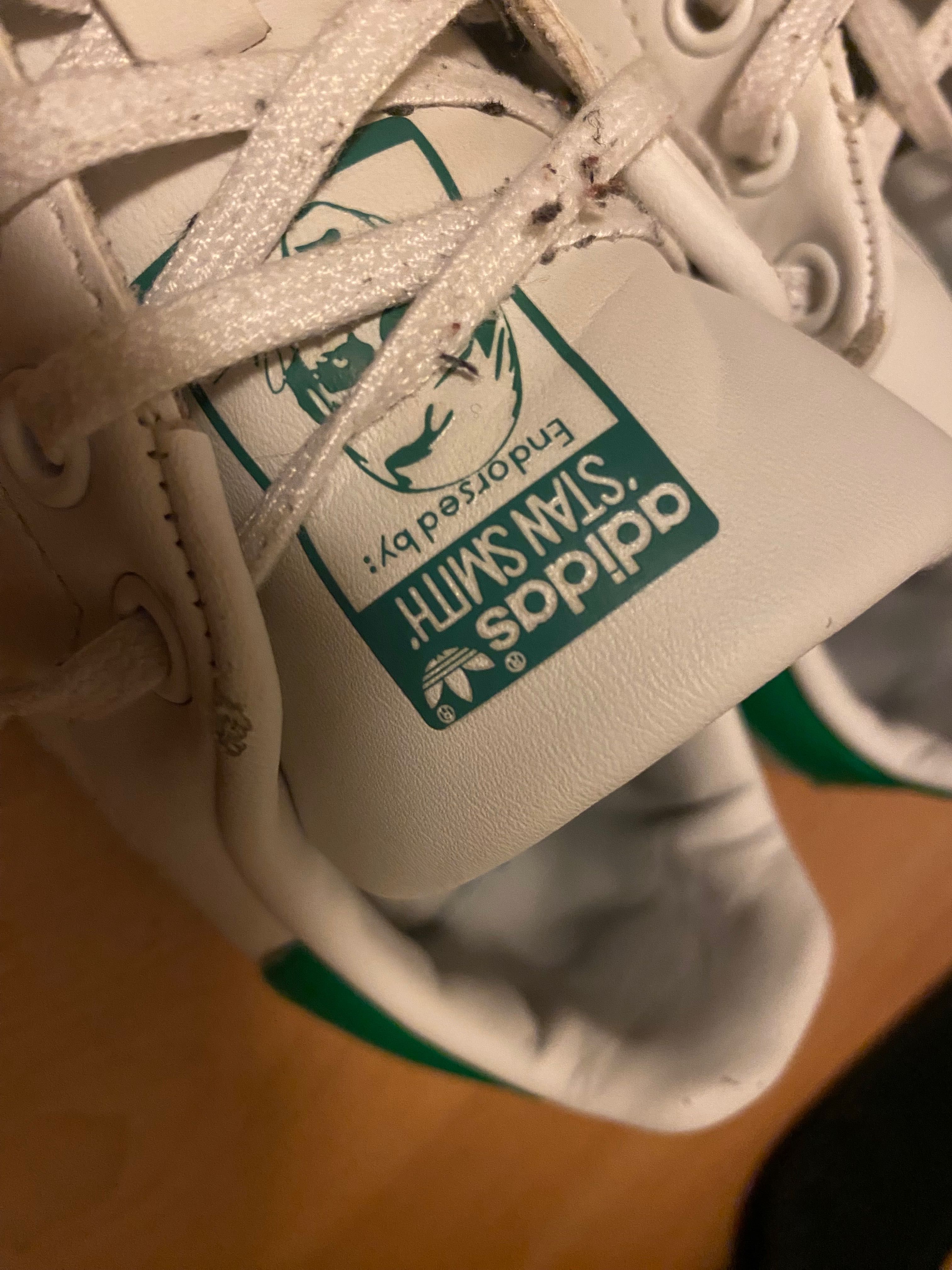 Sapatilhas/ténis Adidas Stan Smith verdes originais usados - número 38