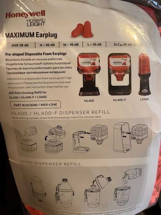 Zatyczki do uszu Honeywell