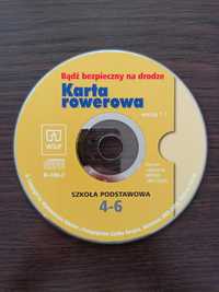 Karta rowerowa: Bądź bezpieczny na drodze - Płyta CD