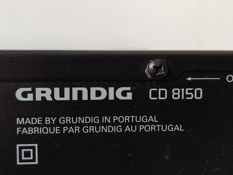 Grundig CD 8150 odtwarzacz CD płyt Dobór Audio TDA 1543 głowica w polu