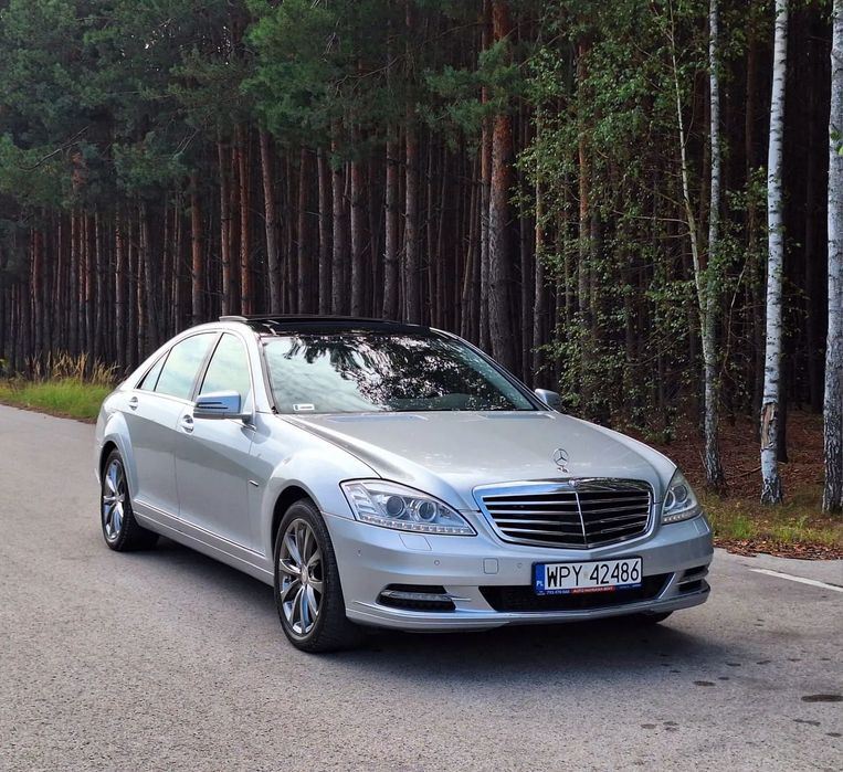 Mercedes-Benz Klasa S Mercedes-Benz Klasa S 350 Blue Tec L panorama, pneumatyka, dociągi