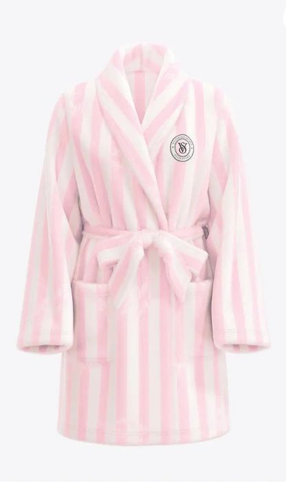 Victoria's Secret short cozy robe халат плюшевий М Оригінал!