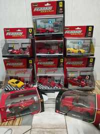 9 miniaturas Burago colecção Ferrari