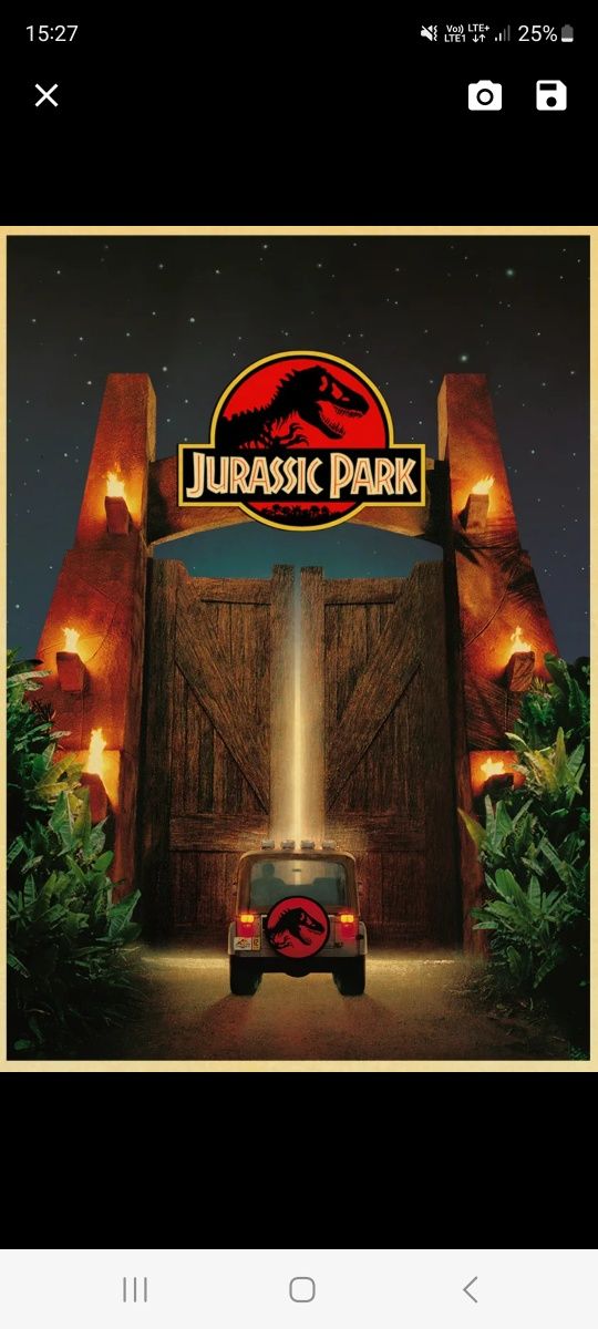 Duży Plakat obraz Jurrasic Park. Plakat Jurassic World