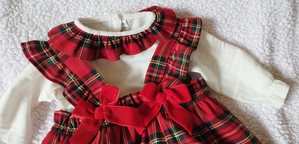 Conjunto de bebê menina de algodão para 6 meses novo