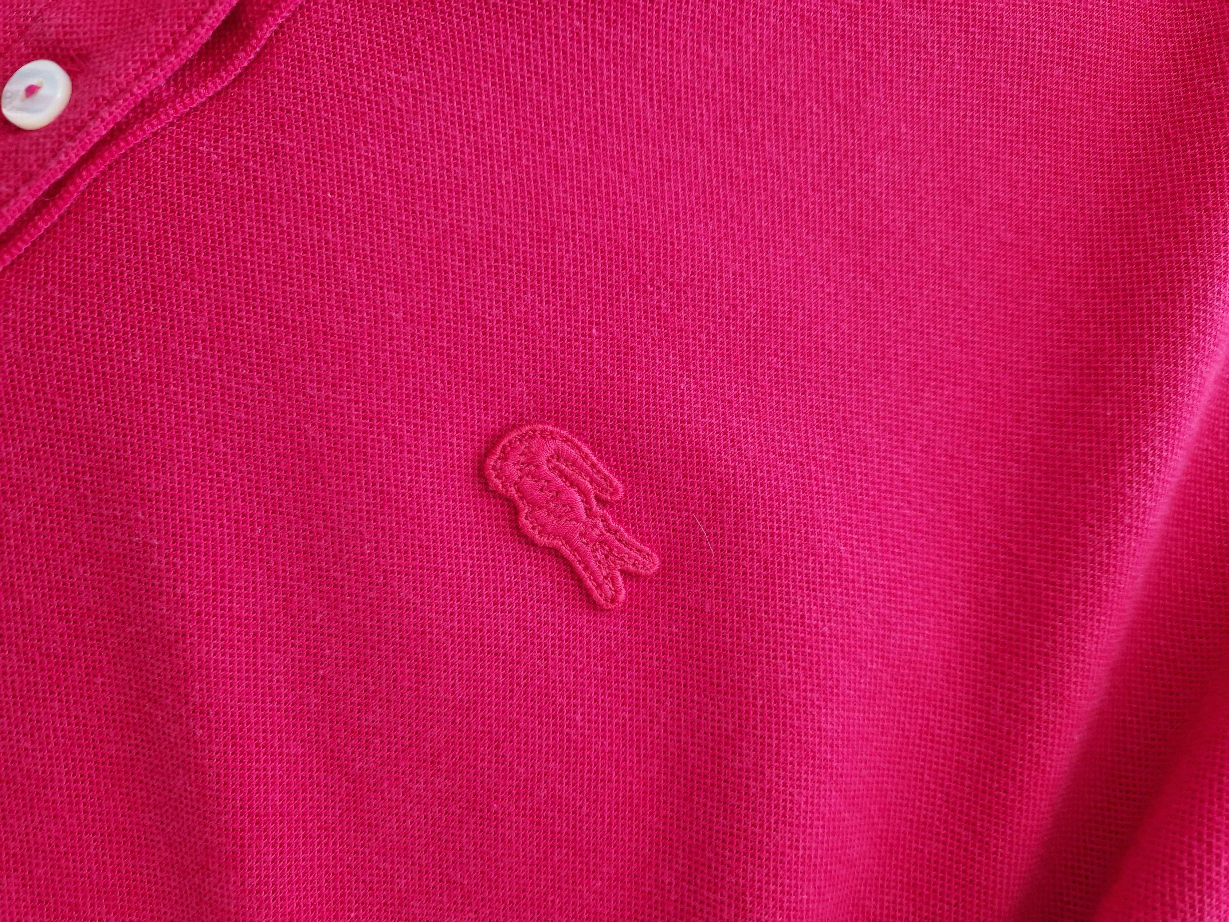 Polo cereja Lacoste Relaxed Fit M
