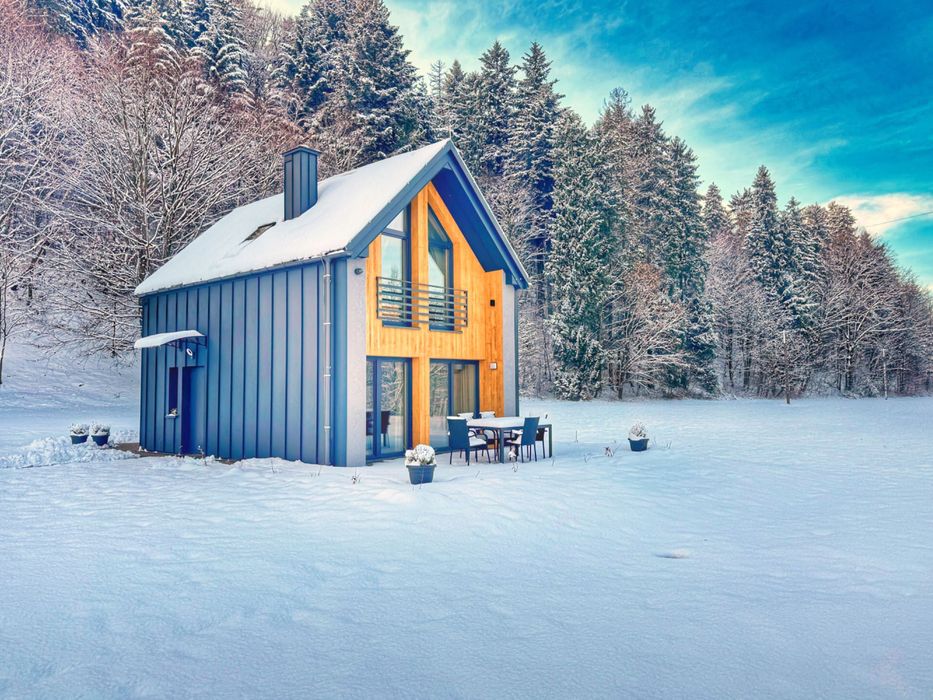 Osada Pod Maliną - Nowy Domek nad Rzeką z Jacuzzi !