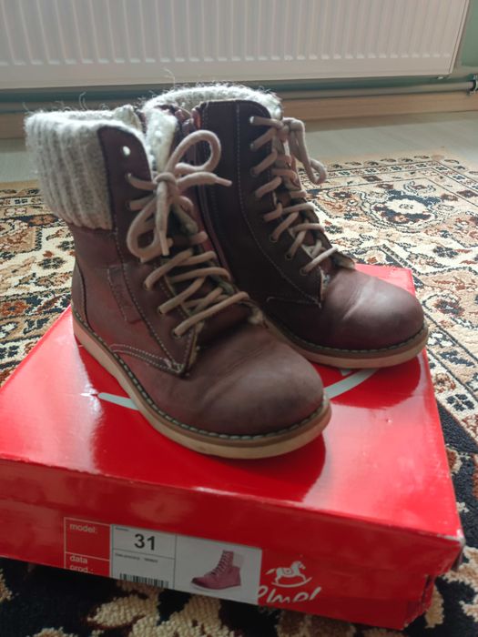 Trzewiki zimowe dziewczęce r. 31
