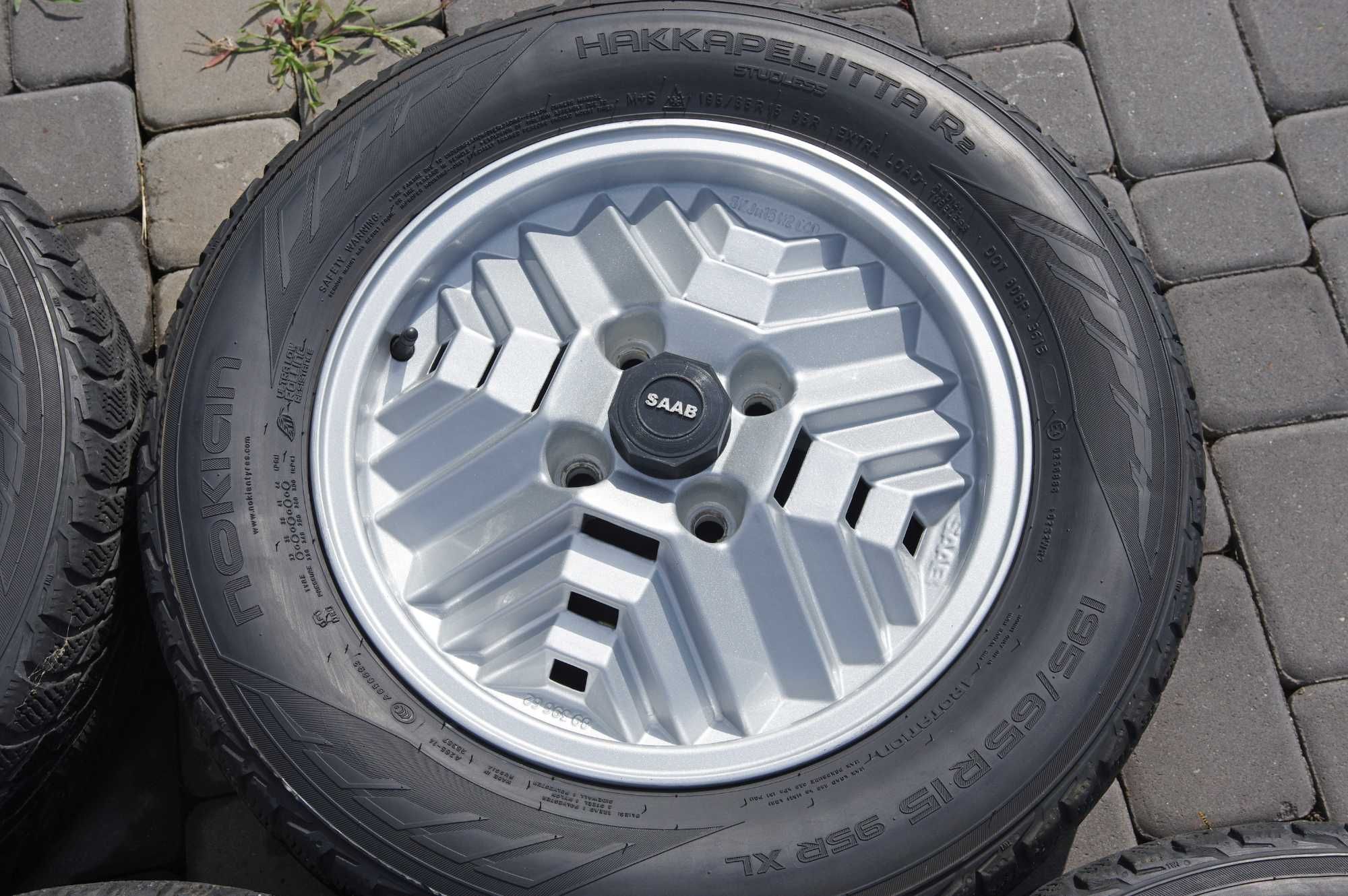 Felgi aluminiowe Saab Inca 15x5.5 koła 4x114,3 opony zimowe