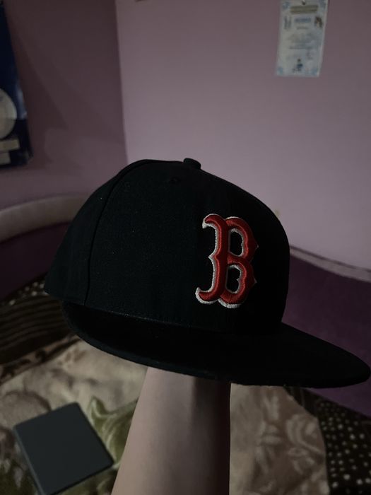 Кепка New Era Red Sox чорна