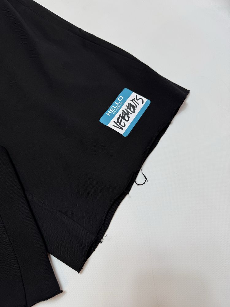 Шорти Vetements Hello My Name Is спортивні М L baggy