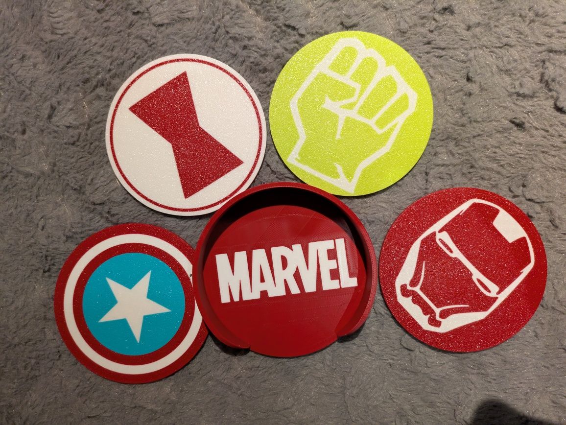 Base para copos - Marvel