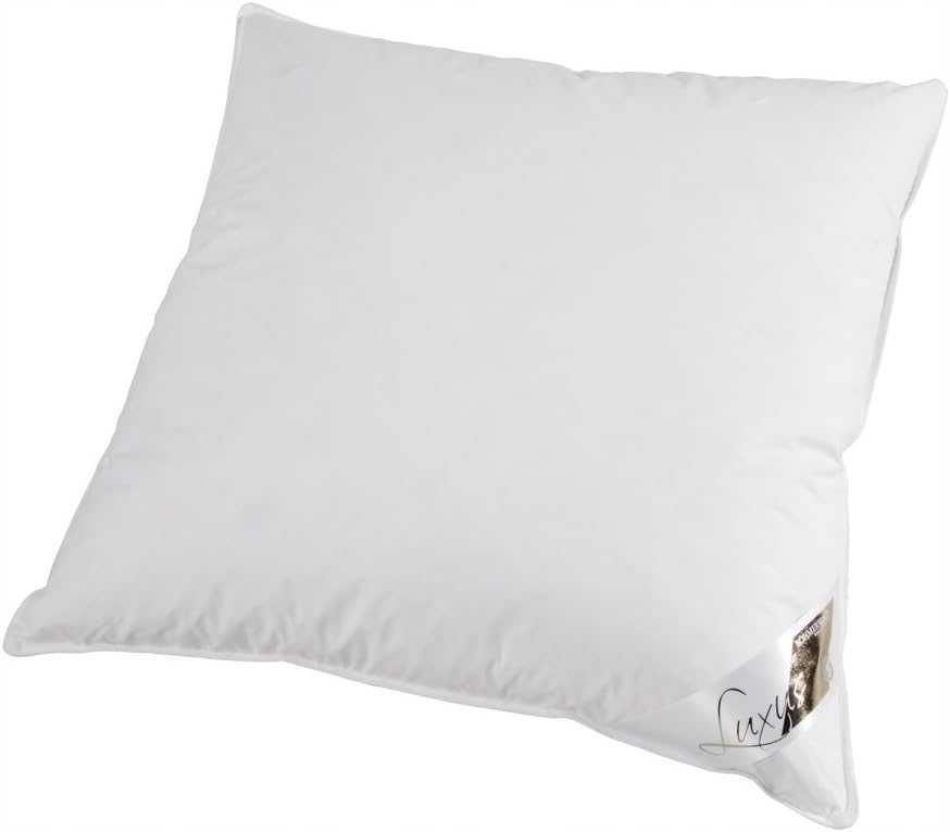Poduszka do Spania 80 x 80 cm Böhmerwald 85% Pióra i 15% Puchu Biała