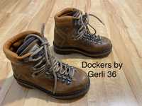 Dockers by Gerli rozm 36 styled in USA hand Made brązowe trapery botki
