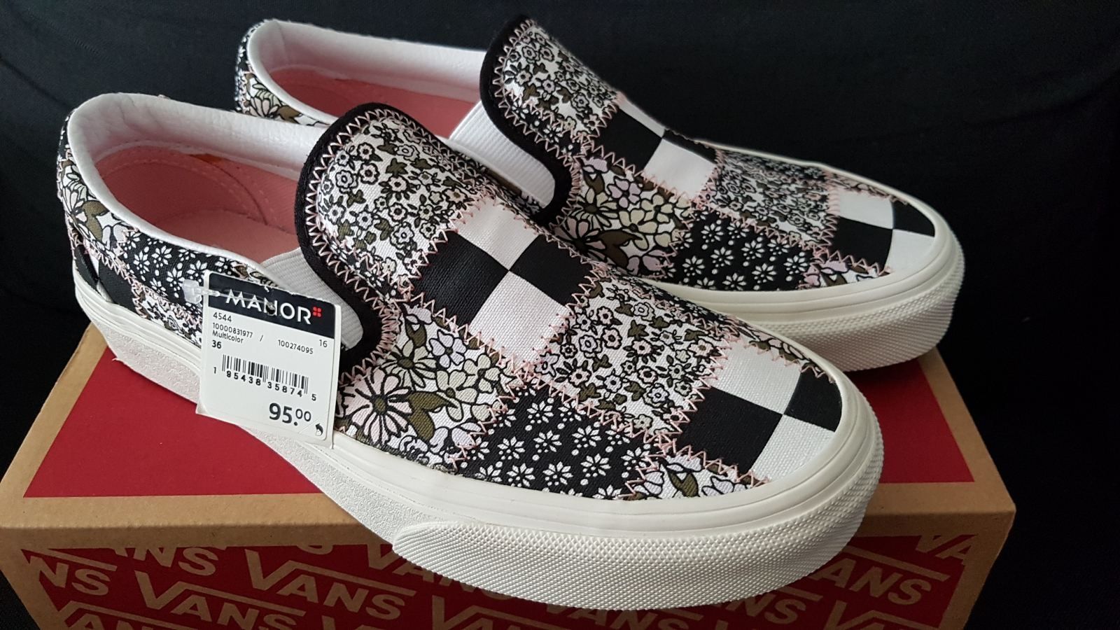 Слипоны фирмы Vans 36р,стелька 23см,оригинал.