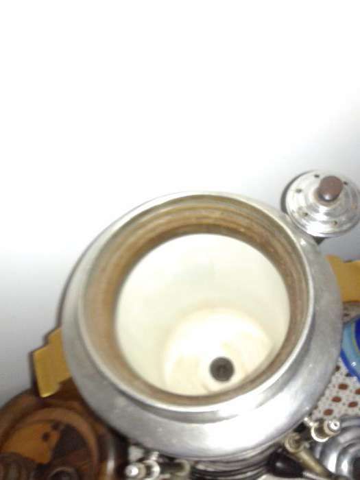 Maquina para cafe de saco com cuba em esmalte