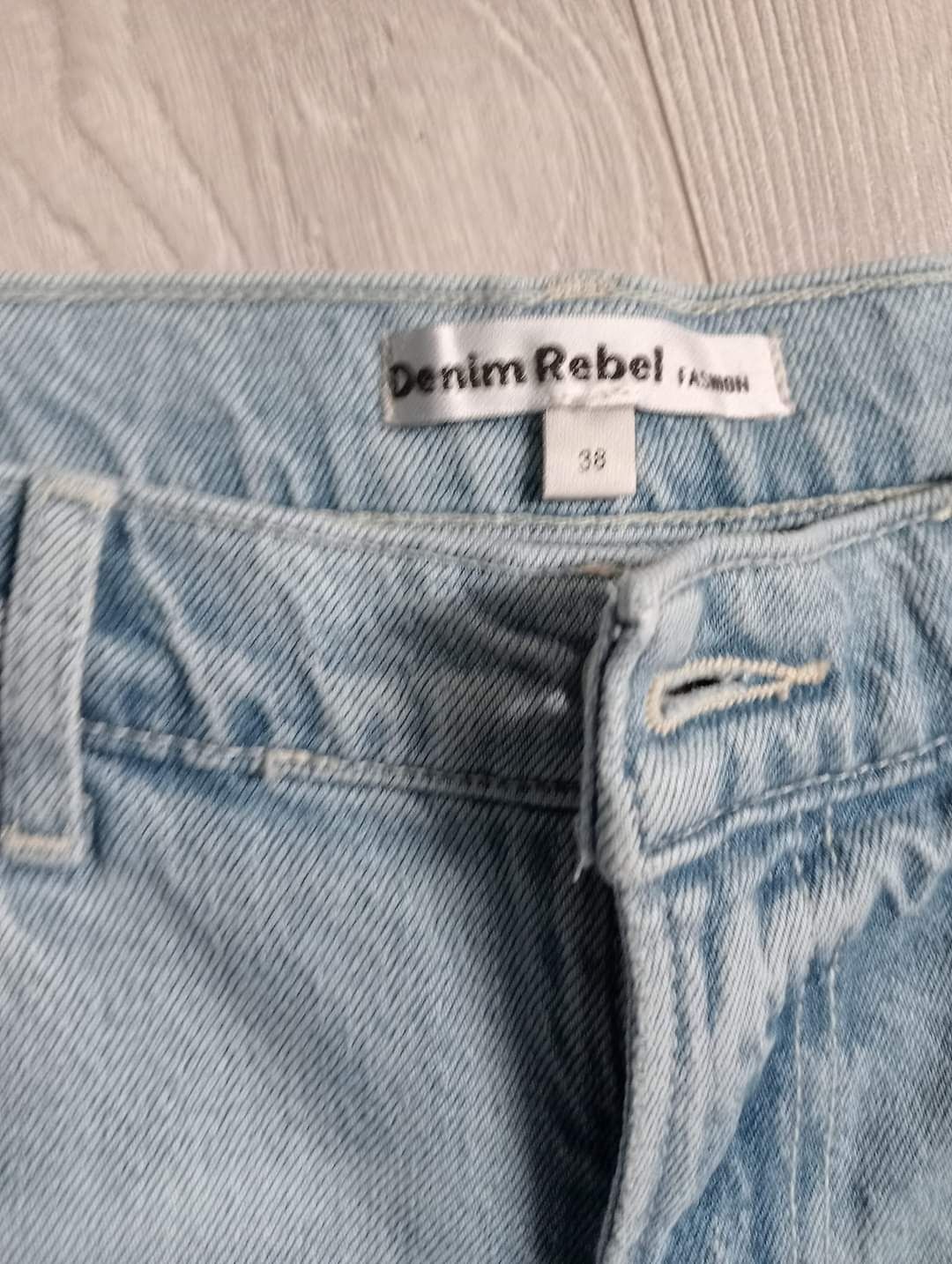 Голубі брендові джинси різний розмір denim rebel
