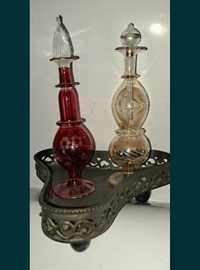 Stare na perfumy Szkło ręcznie robione szlifowane