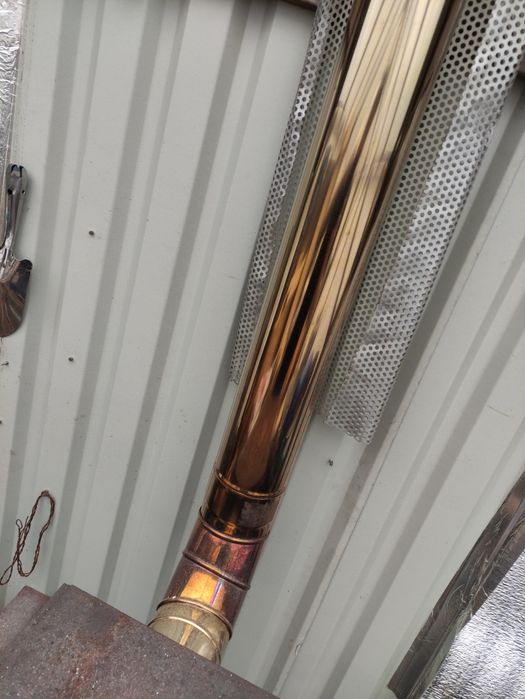 Super Piec koza piec rakietowy gruba blacha + rury INOX fajerki