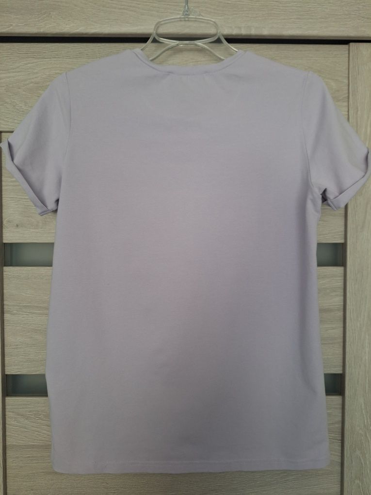 Tshirt bluzka La Manuel liliowa