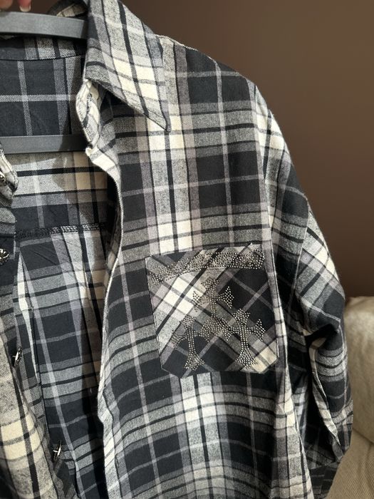 Сорочка в клітинку / лосини Chrome Hearts