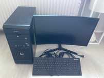 Komputer pc Logic, monitor Samsung, klawiatura 100% sprawne