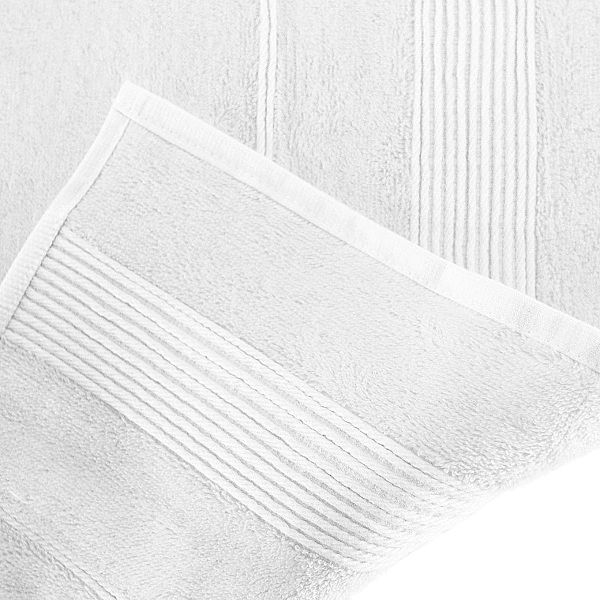 Ręcznik 50x90 Bambusowy Bawełniany 500g/m2 Bamboo Moreno Biały