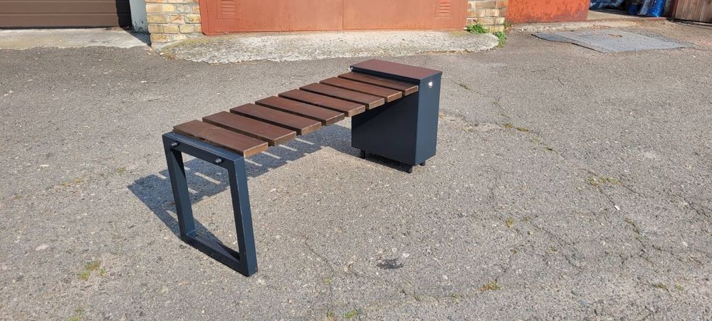 Лавочка з ящиком для зберігання універсальна, на кладовище