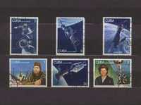 Почтовые марки/Марки поштові 1976р. КОСМОС(Гагарин, Терешкова)комплект