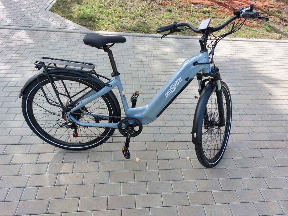 Rower elektryczny ONESPORT OT05 PRO 28" NOWY! Szary zasięg 140km