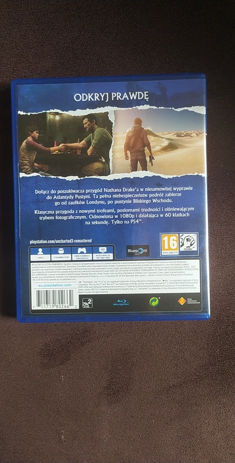 Uncharted 3 Oszustwo Drake'a PS4 Po Polsku