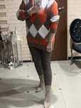 Sweter oversize włoski