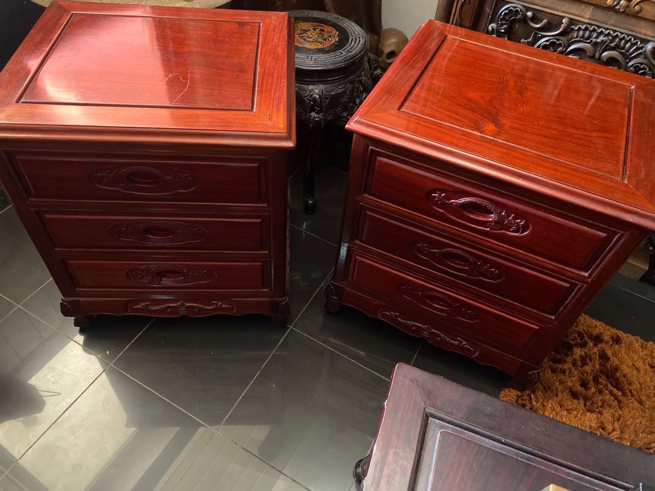 Mesas Cómodas Pau Rosa Grande Qualidade 58 cm Antigas