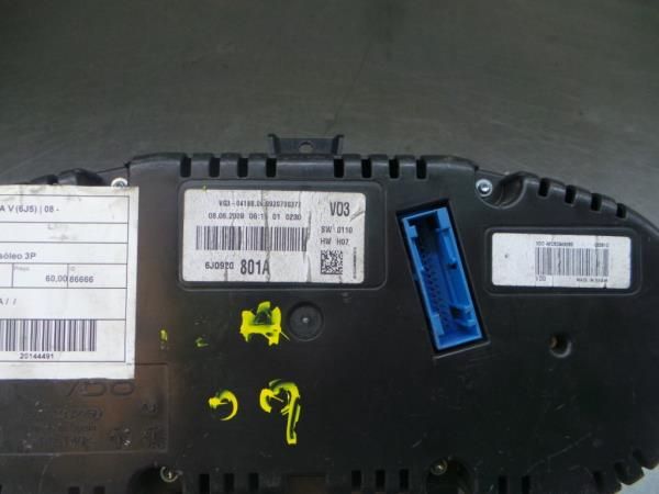 Quadrante / painel de instrumentos SEAT Ibiza IV (6J5, 6P1)