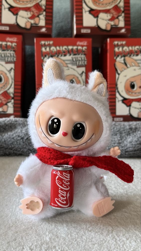 Labubu Coca-Cola The Monsters VINYL FACE