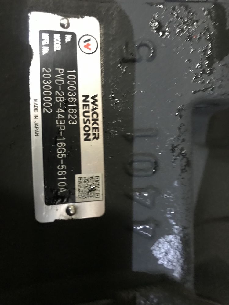 Pompa hydrauliczna Nowa do minikoparki Wacker neuson case new holand