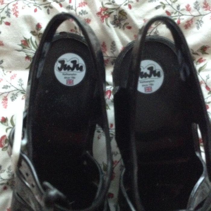 Sandálias jelly pretas JUJU