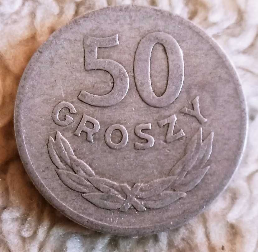 moneta PRL 50 groszy 1970 r