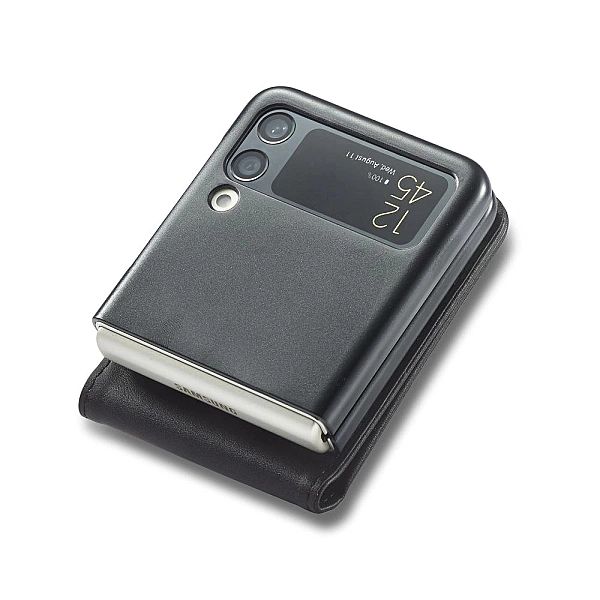 Etui portfel Wallet do Samsung Galaxy Z Flip 4 Black