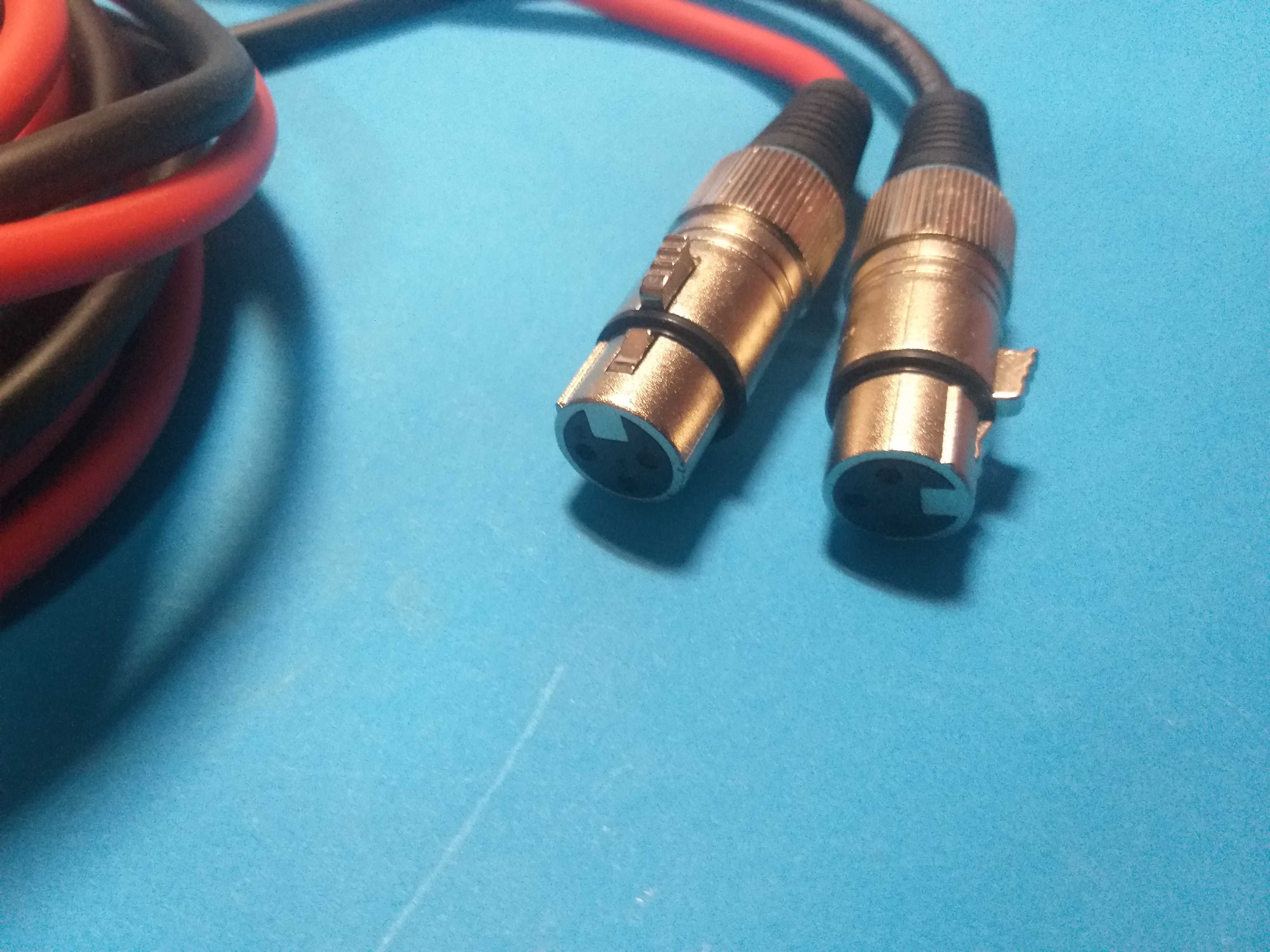 Kable nowe 2 x 3 metry XLR - JACK