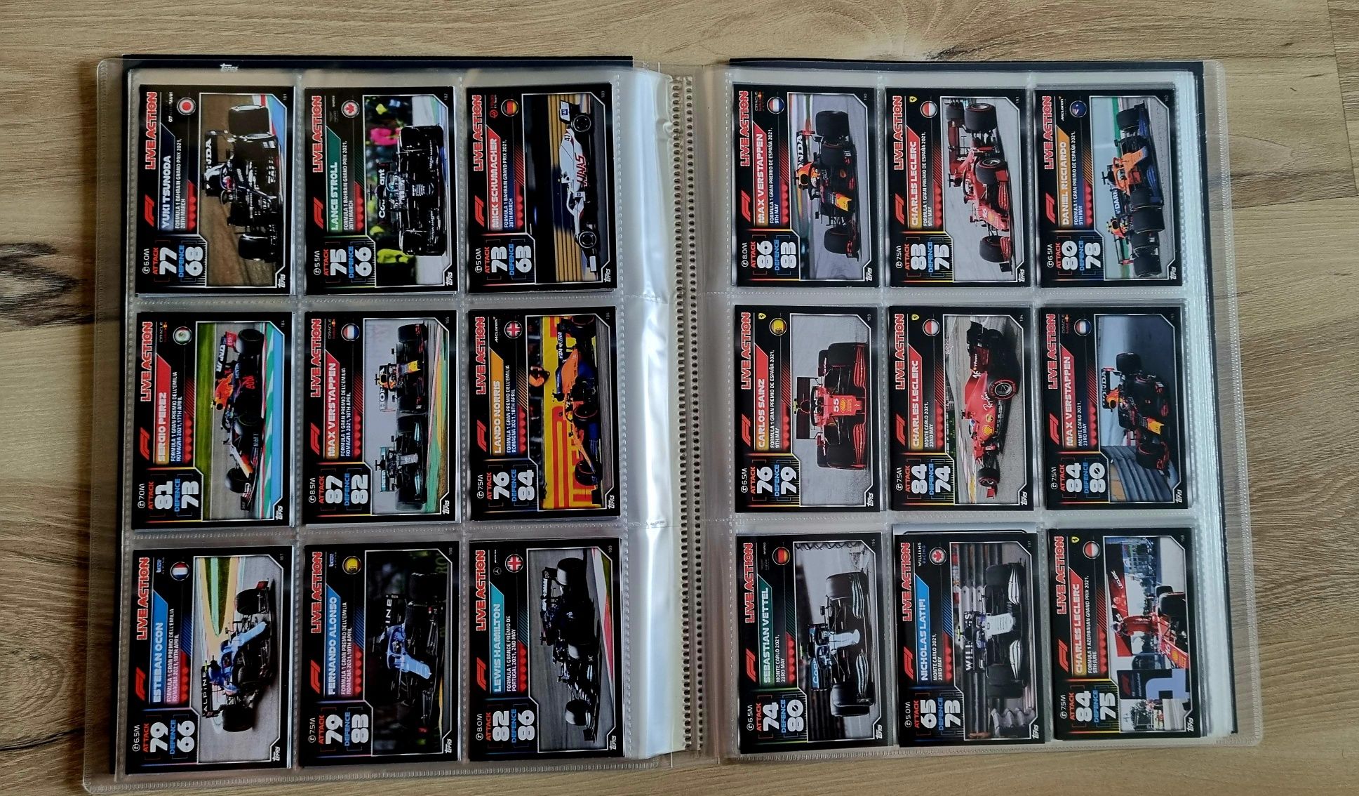 F1 - F1 Topps Turbo Attax 2022 Cały Album 1-361 Plus Limitowane