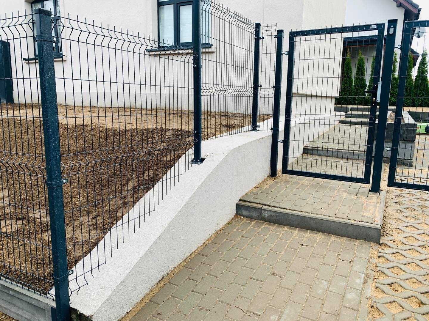 Furtka ogrodzeniowa panelowa 1,53 x 1 m bramka, brama wejściowa