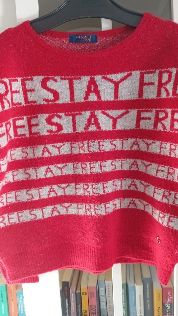 Trussardi sweter sweterek oversize