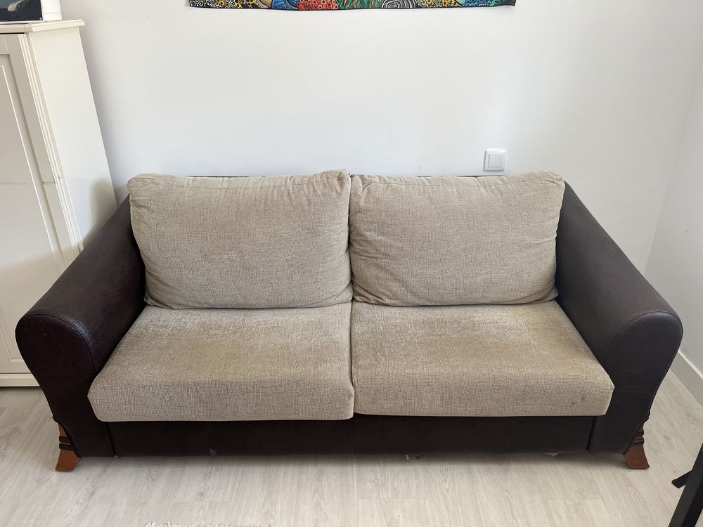 Vendo sofa pele 2lugares