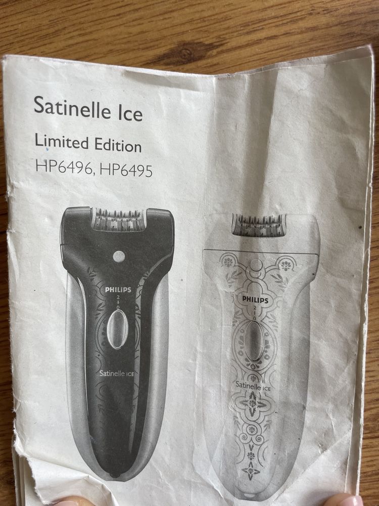 Depilator philips satinelle ice